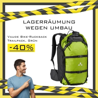 Vaude Rucksack Trailpack Grün 40% reduziert